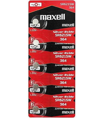 Amazon | 酸化銀ボタン電池 (SR621SW（364） 2個パック) [並行輸入品